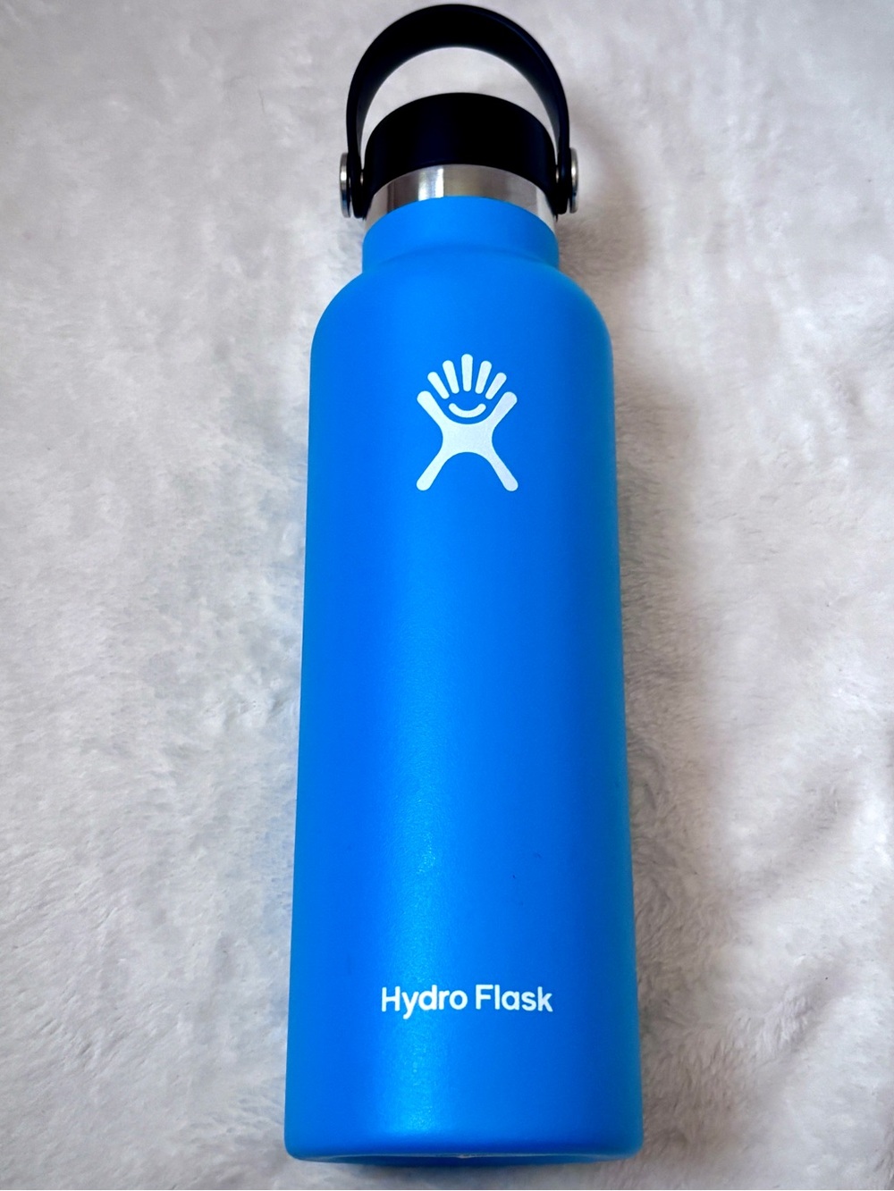 Hydro Flask 21oz Pacific Blue Standard Mouth Water Bottle w/ Flex Cap Insulated